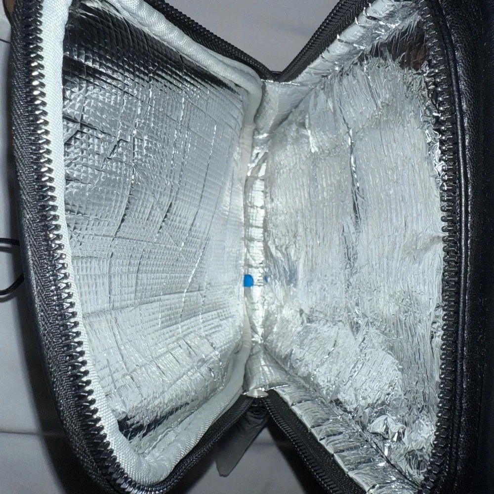 Steve Madden Black Quilted Logo Diaper Backpack